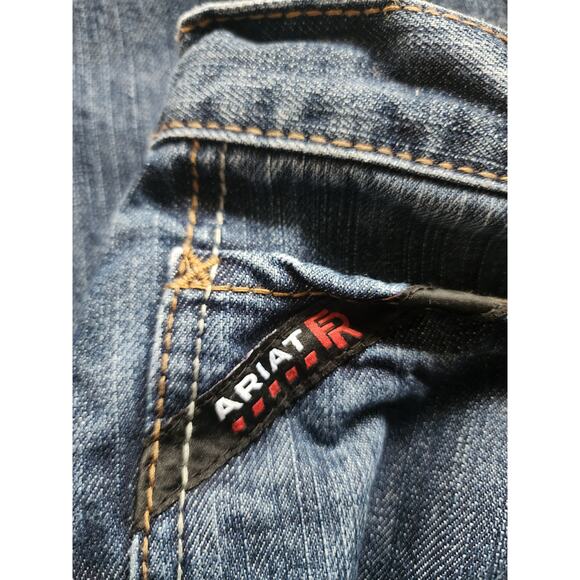 ARIAT FR M3 Loose Straight CAT 2 40x34 Men's Denim Jeans - Picture 6 of 12